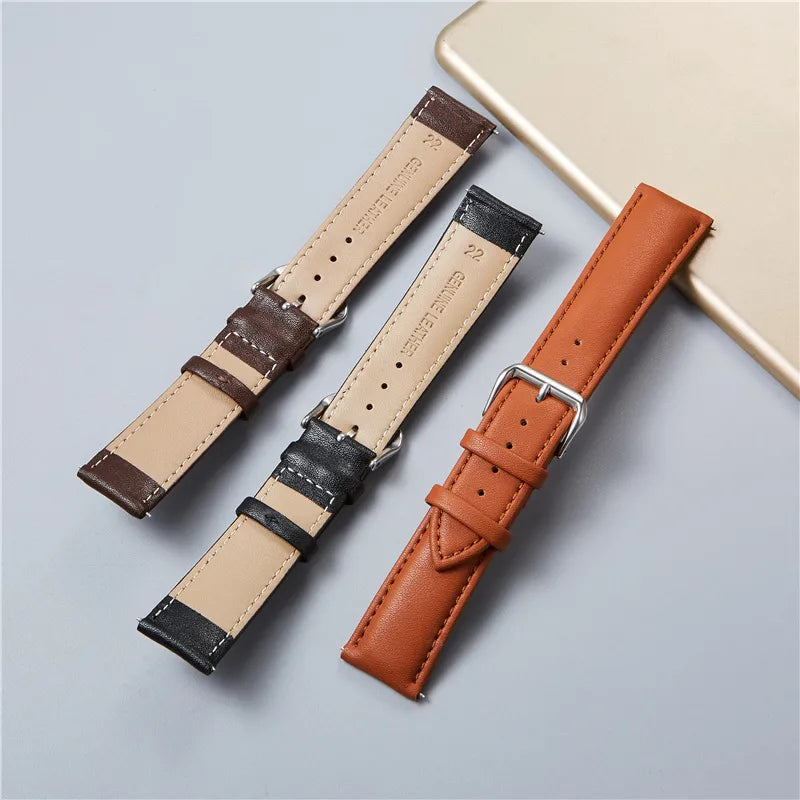 Genuine Leather Wristwatch Strap
