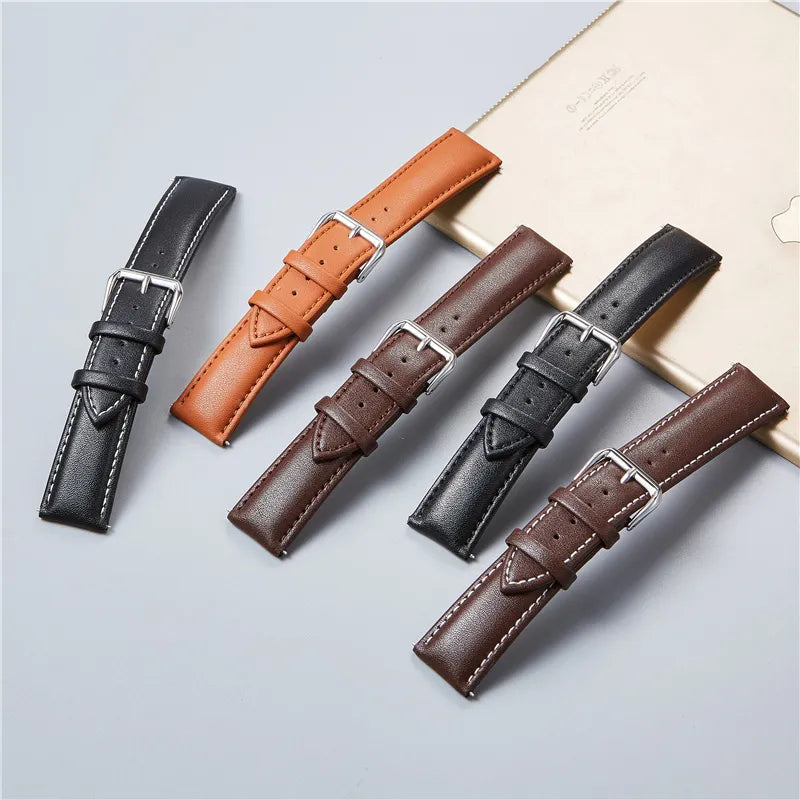 Genuine Leather Wristwatch Strap