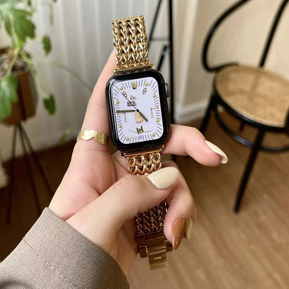 Luxury Stainless Steel Band for Apple Watch
