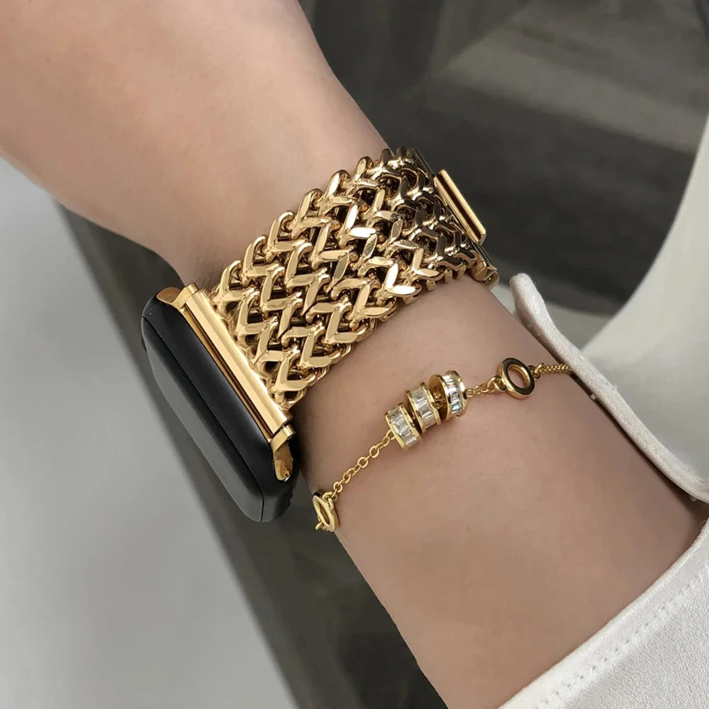 Luxury Stainless Steel Band for Apple Watch