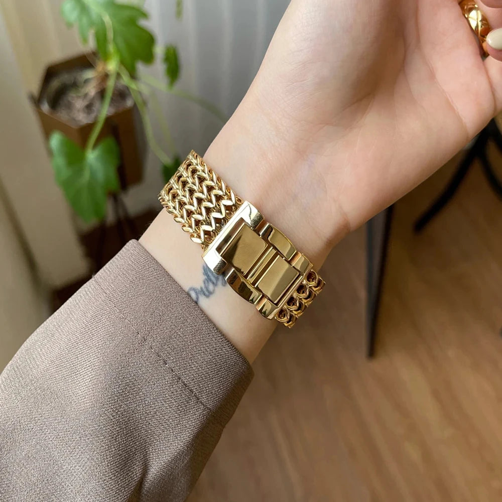 Luxury Stainless Steel Band for Apple Watch