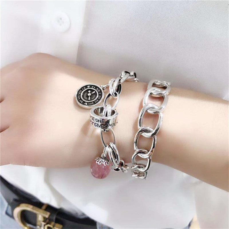 Retro Fashion Vintage Strawberry Crystal Bracelet