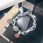 Retro Fashion Vintage Strawberry Crystal Bracelet