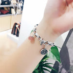 Retro Fashion Vintage Strawberry Crystal Bracelet