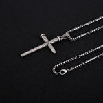 Rough Pattern Cross Vintage Fashion Necklace