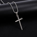 Rough Pattern Cross Vintage Fashion Necklace