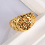 Vintage Engraved Godfather Ring