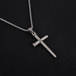 Rough Pattern Cross Vintage Fashion Necklace