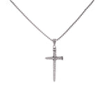 Rough Pattern Cross Vintage Fashion Necklace