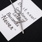 Rough Pattern Cross Vintage Fashion Necklace