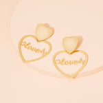 Vintage Fashion Acrylic Earrings Women
