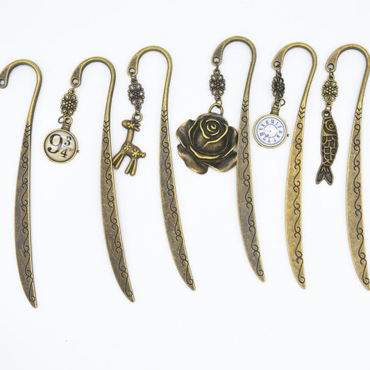 Stylish Vintage Metal Bookmark