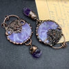 Flower Amethyst Lion's Head