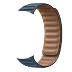 Leather Link Band with Magnetic Loop Strap For Apple Watch