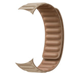 Leather Link Band with Magnetic Loop Strap For Apple Watch