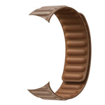 Leather Link Band with Magnetic Loop Strap For Apple Watch