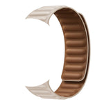 Leather Link Band with Magnetic Loop Strap For Apple Watch