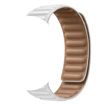 Leather Link Band with Magnetic Loop Strap For Apple Watch