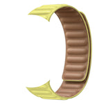 Leather Link Band with Magnetic Loop Strap For Apple Watch