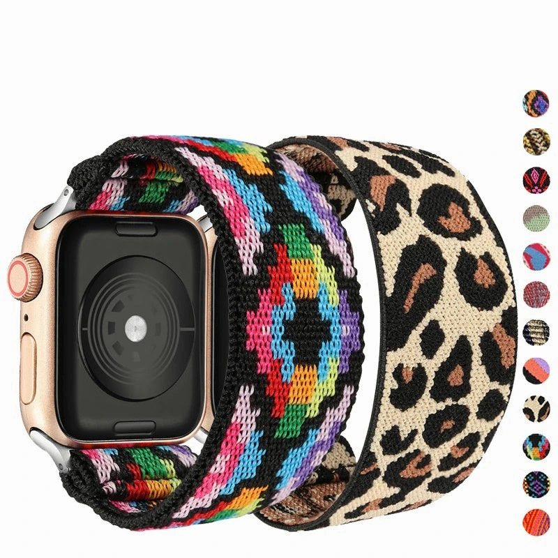 Nylon Elastic Strap for Apple Watch