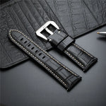 Premium Leather Watch Straps with Stainless Steel Buckle