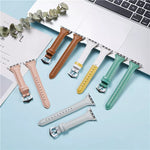 Lovely Leather Women Watchband for Apple Watch