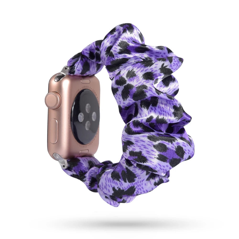 Stylish and Versatile Replacement Scrunchie Band for Apple Watch