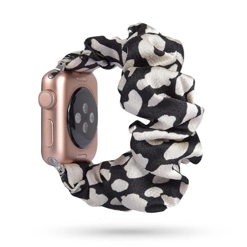 Stylish and Versatile Replacement Scrunchie Band for Apple Watch