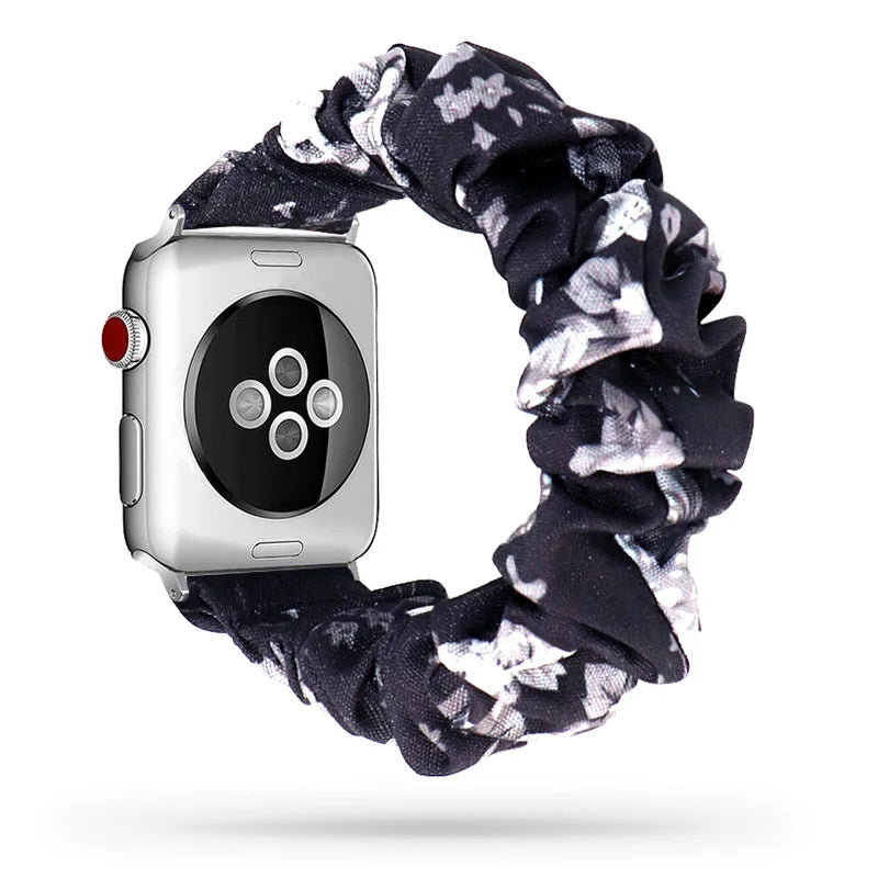 Stylish and Versatile Replacement Scrunchie Band for Apple Watch