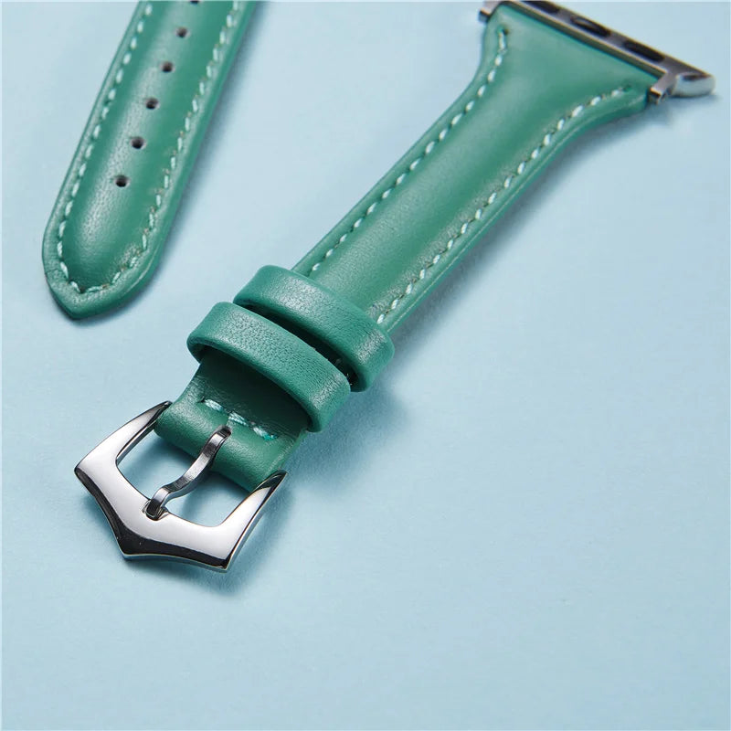 Lovely Leather Women Watchband for Apple Watch