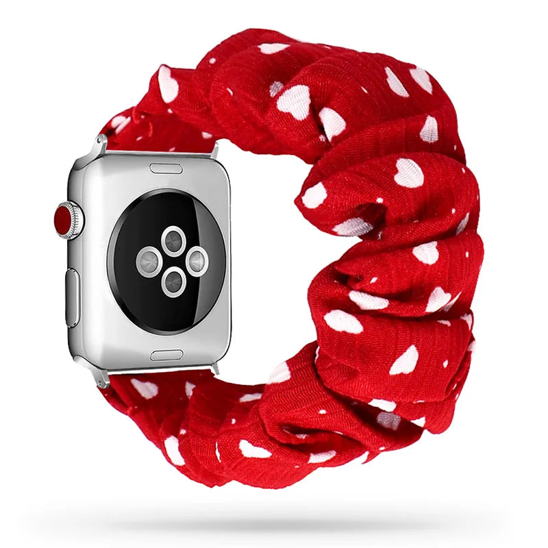 Stylish and Versatile Replacement Scrunchie Band for Apple Watch