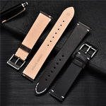 Sophisticated Quick-Release Leather Watch Straps