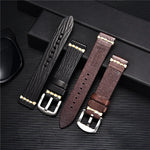 Retro Genuine Leather Watch Strap