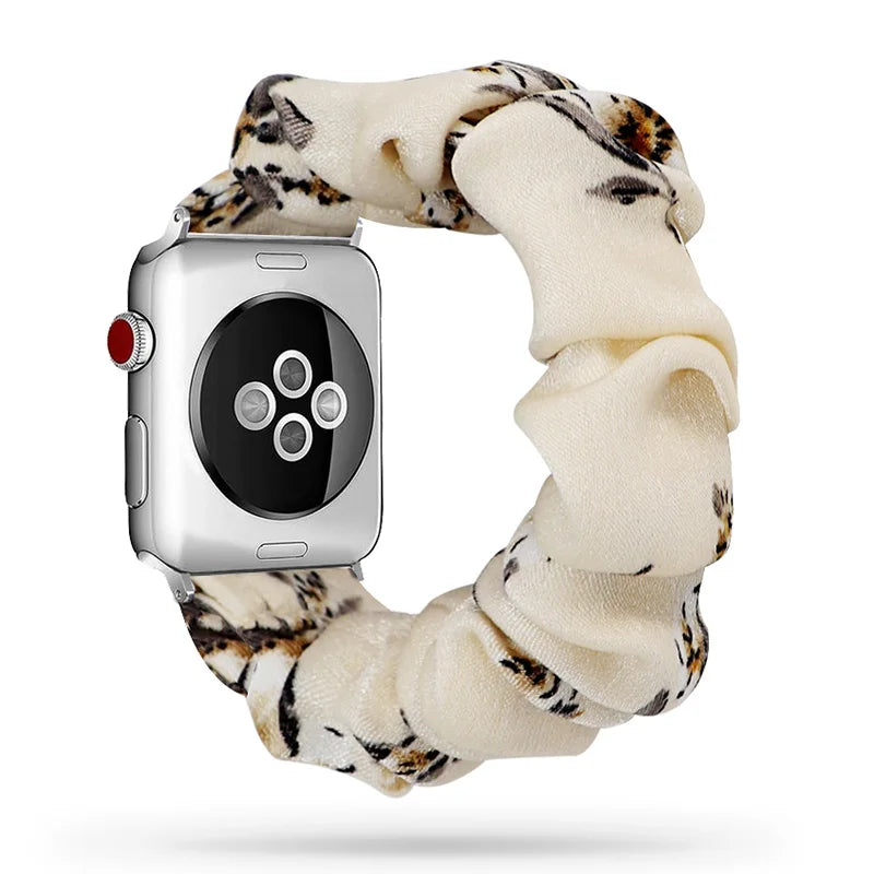 Stylish and Versatile Replacement Scrunchie Band for Apple Watch