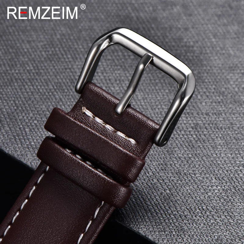 Luxurious Calfskin Leather Watch Strap