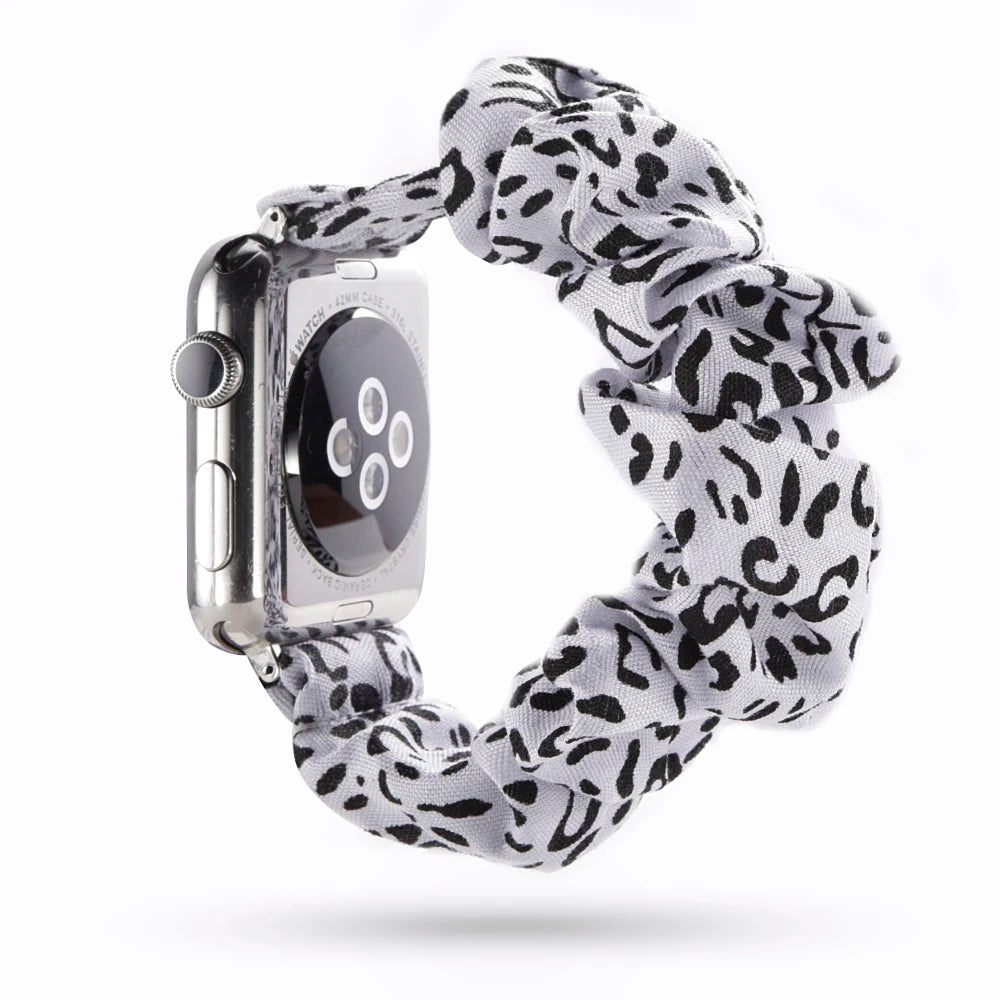 Stylish and Versatile Replacement Scrunchie Band for Apple Watch