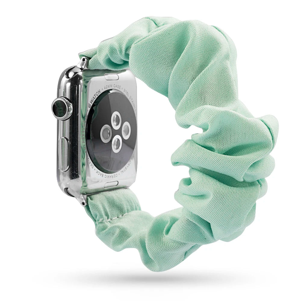 Stylish and Versatile Replacement Scrunchie Band for Apple Watch