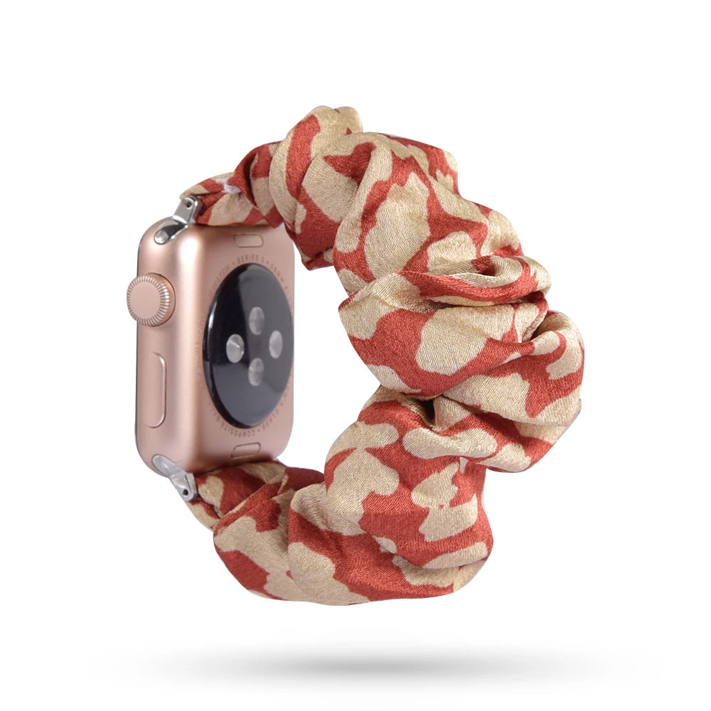 Stylish and Versatile Replacement Scrunchie Band for Apple Watch