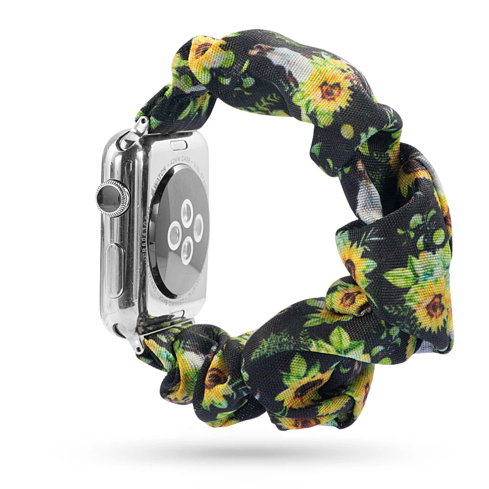 Stylish and Versatile Replacement Scrunchie Band for Apple Watch