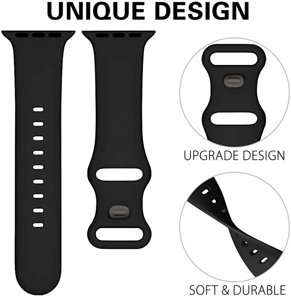 Silicone Strap For Apple Watch band
