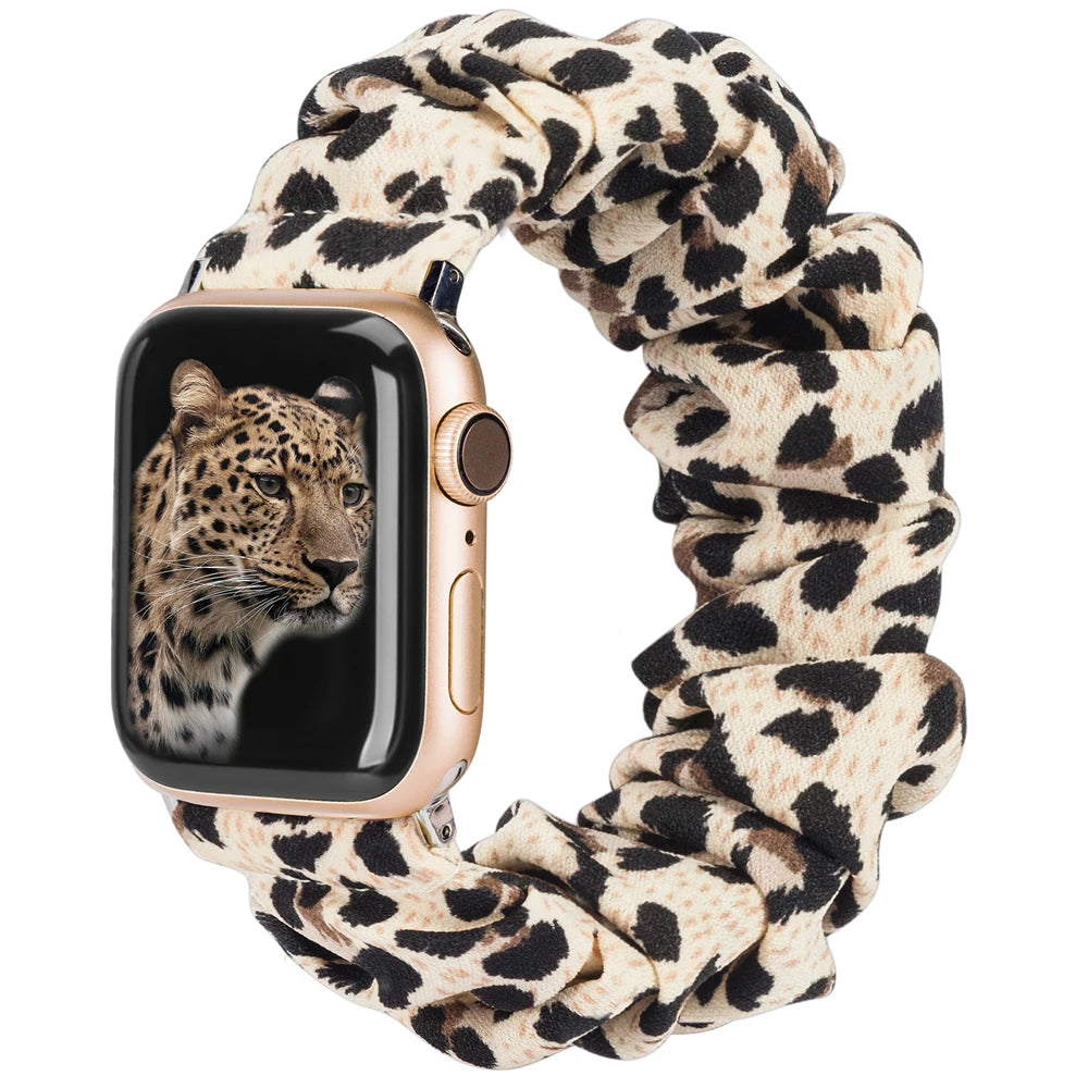 Stylish and Versatile Replacement Scrunchie Band for Apple Watch