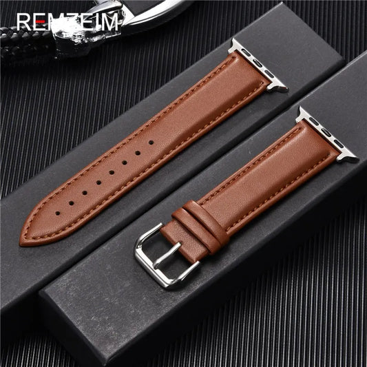 Genuine Leather Watchband for Apple Watch
