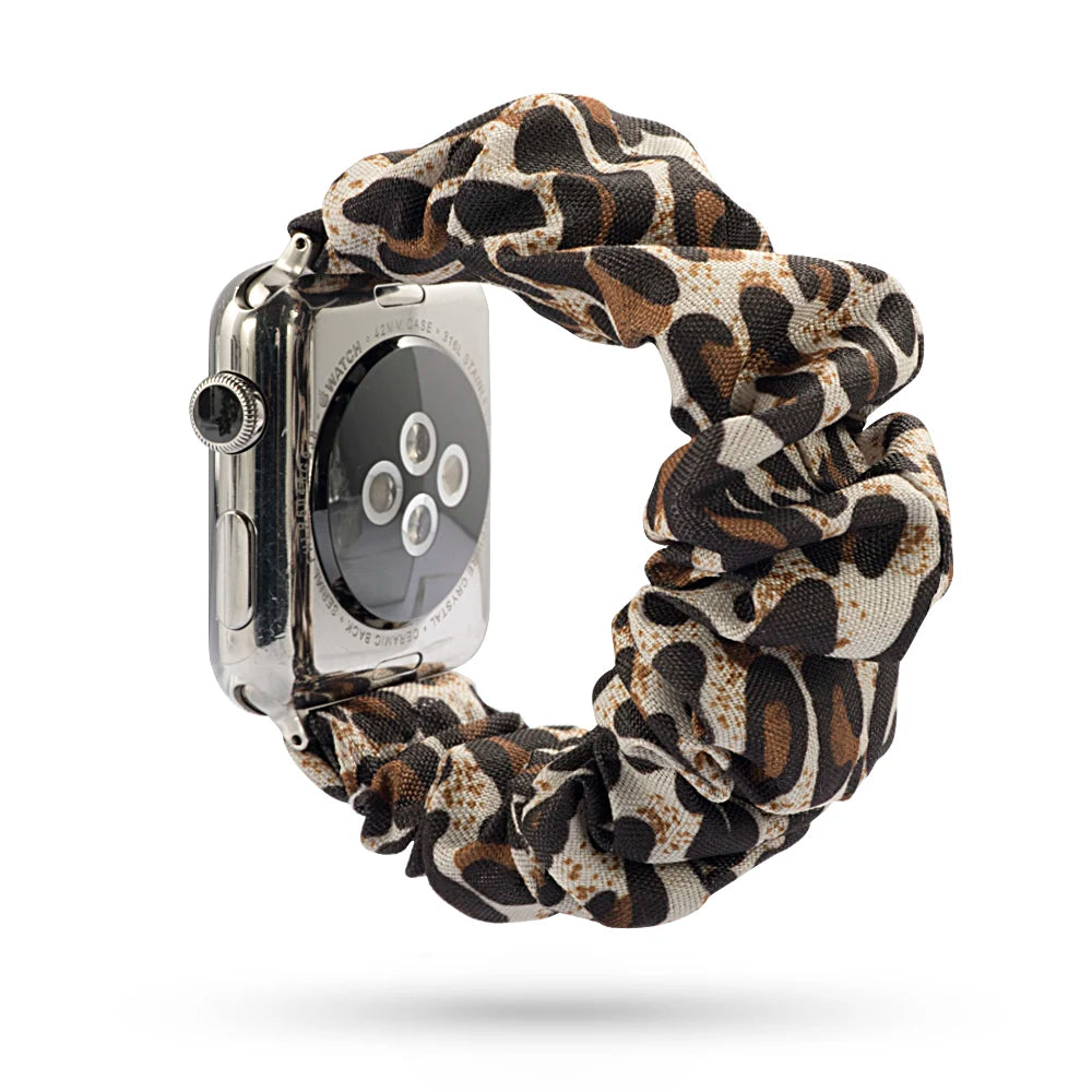 Stylish and Versatile Replacement Scrunchie Band for Apple Watch