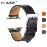 Genuine Cow Leather Strap for Apple Watch