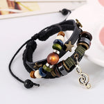 Handmade Boho Gypsy Hippie Leather Bracelet