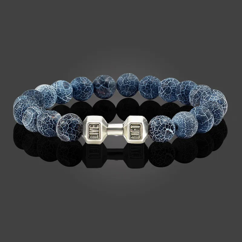 Weathered Beaded Wristband Bracelet