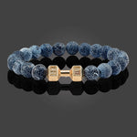 Weathered Beaded Wristband Bracelet