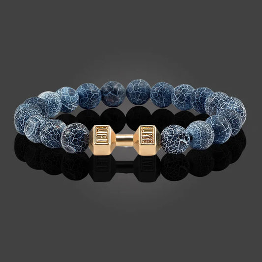 Weathered Beaded Wristband Bracelet