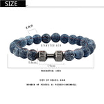 Weathered Beaded Wristband Bracelet