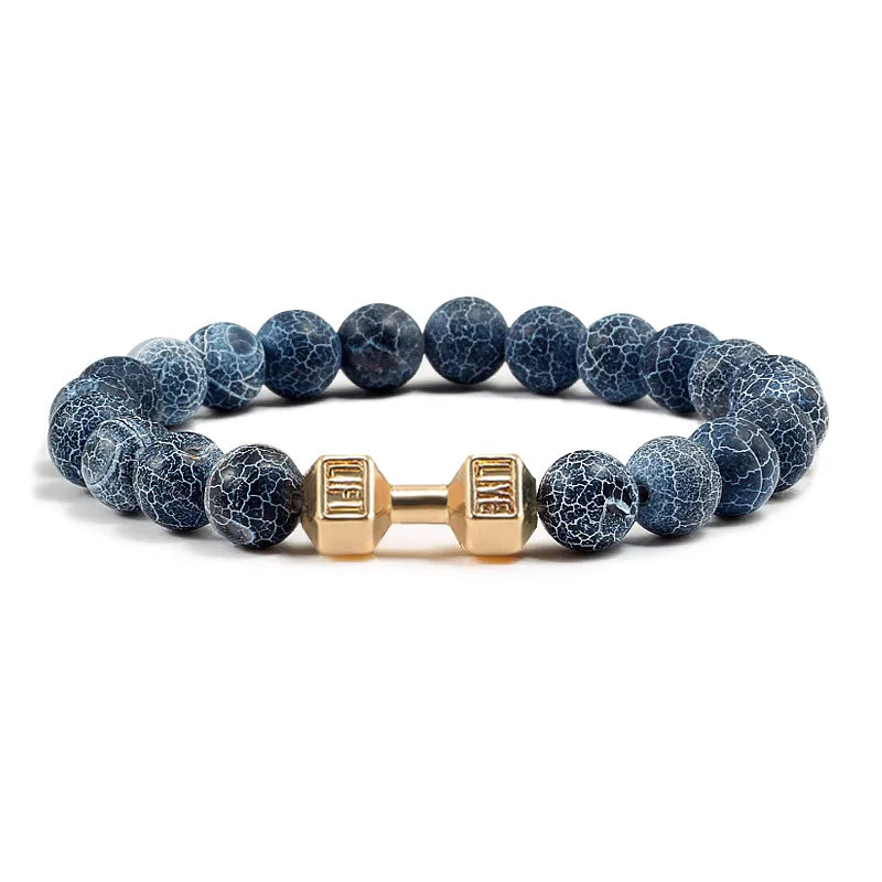 Weathered Beaded Wristband Bracelet